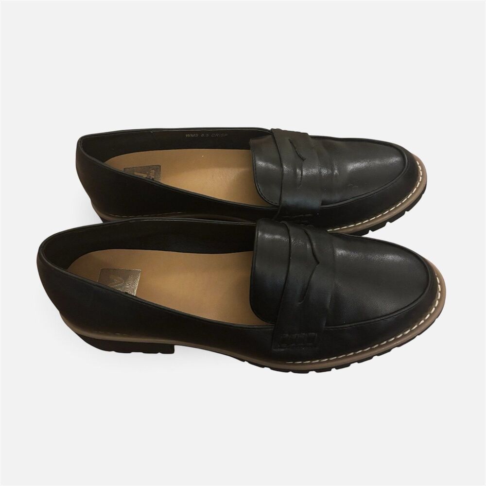 LIKE NEW Dolce Vita Women's Black and Brown Loafers